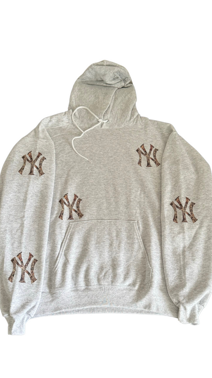 5 Spot Camo Baseball Hoodie