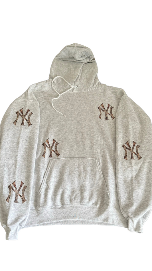 5 Spot Camo Baseball Hoodie