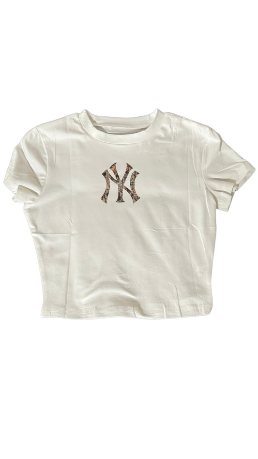 Yankees Camo Crop Top